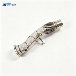 Tuyau d'échappement haute performance en acier inoxydable T304 pour BMW N20 B48 F30 F22 F10 228i 320i 328i 428i 528i - Product Image 1
