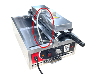 Nouvelle conception de machine à Taiyaki, machine à gâteaux coréens, machine à gaufres à la crème glacée en forme de poisson à bouche ouverte - Product Image 5