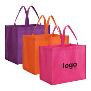 Bolsas de Compra Ecológicas de Polipropileno 100% No Tejido, con Base Reforzada, Recicladas, Color Verde - Product Image 1