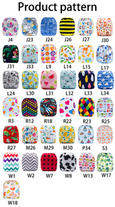 Pañal de Tela Ecológico para Bebé OEM, Suave, a Prueba de Fugas, de Alta Absorción, con Estampado Personalizado, Lavable, Reutilizable para Recién Nacido - Product Image 6