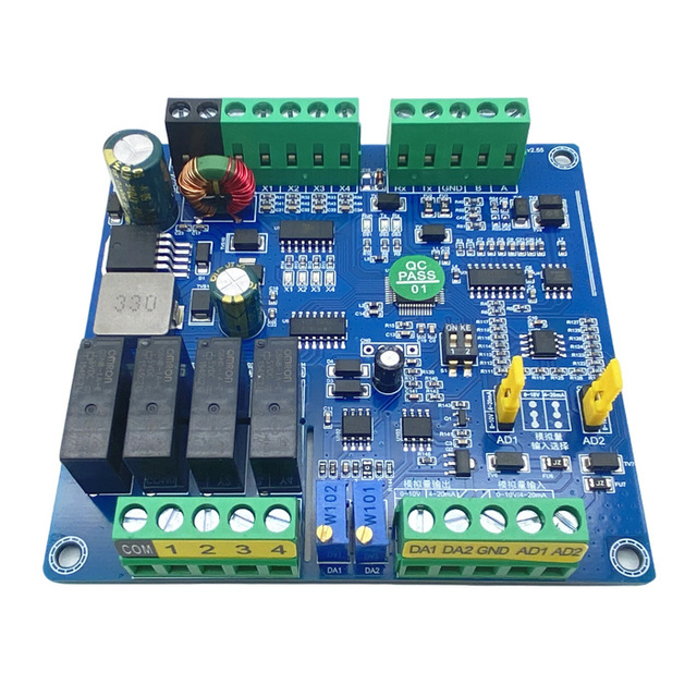 RS232 RS485 Modbus 4 Digital Input 4 Relay Output 2 Analog Input/Output DC9-48V DIN Rail I/O Module for Industrial Automation