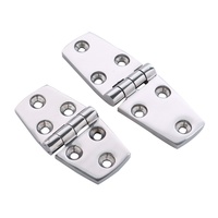 Charnière de porte de trappe de pont en acier inoxydable 316 poli de qualité marine pour yacht, bateau, armoire