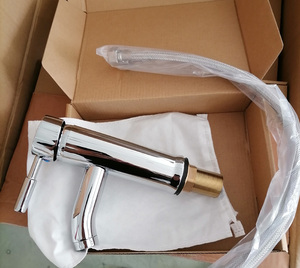 Moderno a leva singola in ottone/VSS rubinetto commerciale rubinetto lavello valvola ceramica nucleo singolo foro di montaggio - Product Image 5