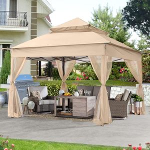 ABCCANOPY Carpa Plegable Gazebo Laterales de Malla Cenador Pop Up de Jardin Techo Doble y Bolsas de Arena Proteccion UV EZ UP - Product Image 2
