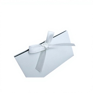 Luxury Paper <b>Bags</b> Customized Packing Small Gift Paper <b>Bag</b> With Ribbon Ivory Board Classic Style For Gift And <b>Craft</b> - Product Image 4
