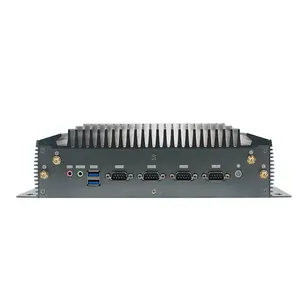 SSD 128G với VGA RS232 không quạt công nghiệp Mini PC 12th Gen N100 pfsense tường lửa n5105 Router 4X I225 I226 2.5g Lan 2xddr4 NVMe