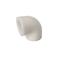 Sambungan Cepat Hot Melt Socket Elbow PP FRPP Sistem Perpipaan Plastik Tahan Lama Fitting Pipa Air Plastik untuk Penggunaan Rumah dan Industri