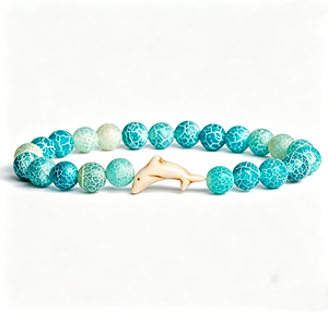 Bracelet élastique en perles Bohème Fahlo Dolphin Tracking, taille unique, soutient le laboratoire des <span class=keywords><strong>mammifères</strong></span> <span class=keywords><strong>marins</strong></span> FIU, cadeau unisexe pour femme - Product Image 3