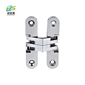 Bisagras ocultas de níquel de 30 kg, 16x70 mm, de fácil instalación, para puertas de gabinetes, modelo Bld-f3-5, apertura completa de 180 grados, resistentes al fuego. - Product Image 1