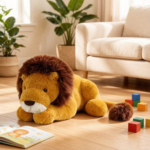Peluche mascotte Lion, peluche personnalisable, peluche animal lion, peluche bébé lion, peluche lion jaune - Product Image 2