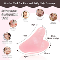 Ensemble de brosses faciales et de Gua Sha pour le drainage lymphatique, 2-en-1, brosses manuelles pour le visage, brosse Gua Sha pour améliorer l'éclat de la peau