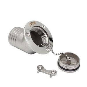 Couvre-<span class=keywords><strong>trappe</strong></span> d'eau courbé 1-1/2\" 2\" Remplisseur de pont en acier inoxydable 316 Couvre-<span class=keywords><strong>trappe</strong></span> d'eau diesel essence pour yacht Bouchon de remplissage Accessoire de bateau - Product Image 2