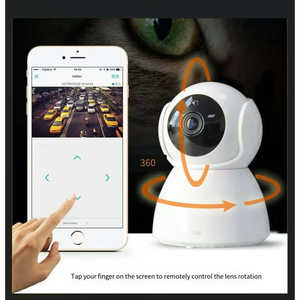 V380 App-Controlled 1080p Resolution Indoor Home <b>Security</b> <b>Camera</b> Snowman WIFI <b>360</b>° Remote Viewing No Dead Corner Floodlight - Product Image 6