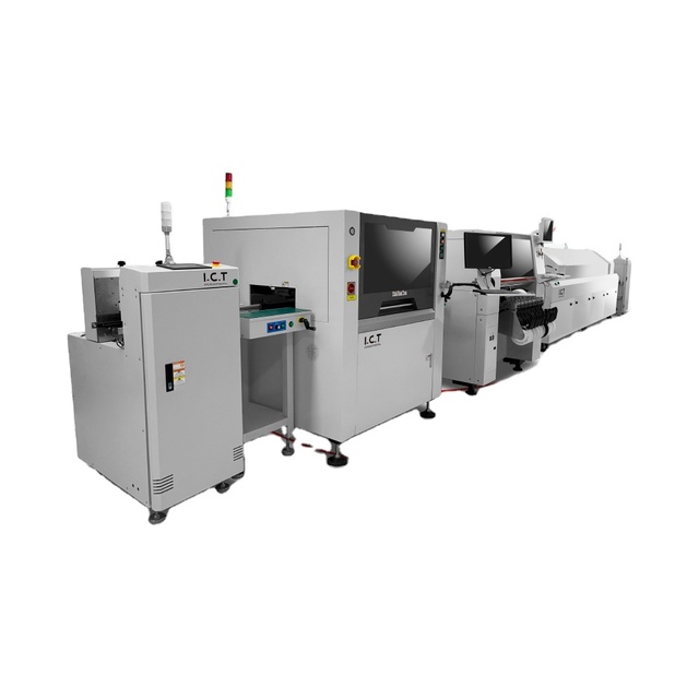 Drone UAV SMT Production Line with Dual-Lane Conveyor & ICT Testing Equipment