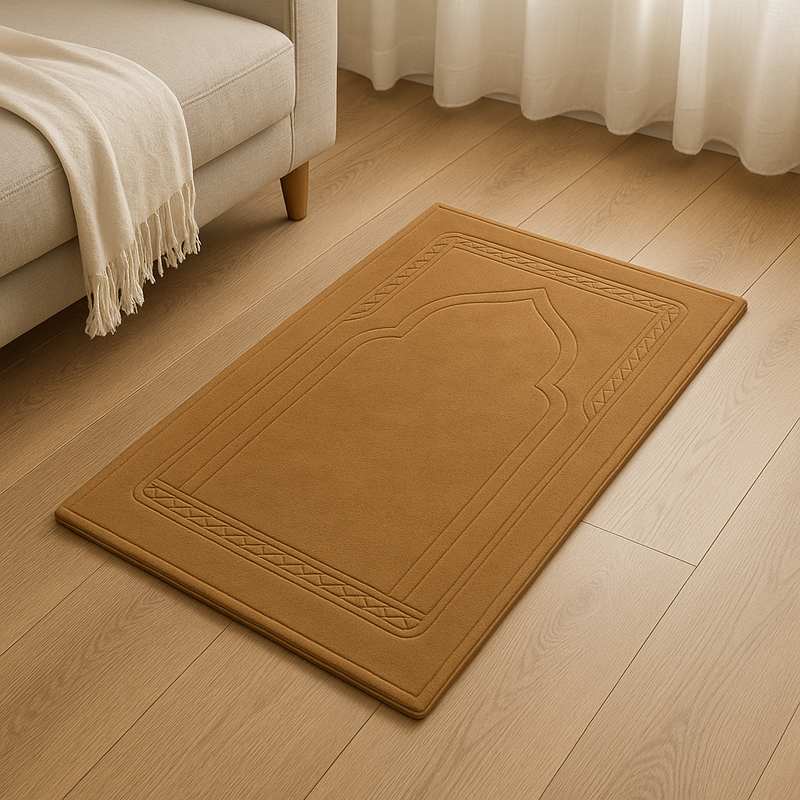 Foldable Prayer Mat with Backrest and