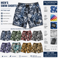 Shorts de plage robustes en tissu Ripstop haute performance personnalisés avec coutures renforcées pour le surf