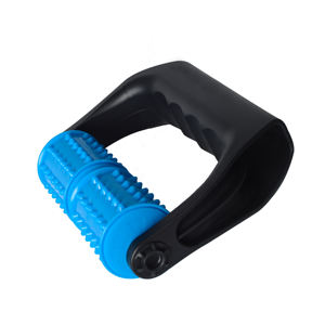 Tongkat Pemijat Selulit Tubuh Pegangan Dapat Diperpanjang Plastik Roda Rol Pemijat Berduri Dorong Ke Belakang untuk Leher Kepala Kaki Kaki - Product Image 4