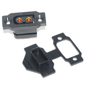 Connecteur XT60 Amass XT60E-F XT60E-M avec boîtier de protection, fixation sur panneau XT60 avec vis pour batterie RC, drone Lipo - Product Image 2
