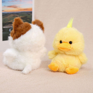 Coniglietti di Pasqua Bianchi Seduti in <span class=keywords><strong>Peluche</strong></span>, Giocattoli Imbottiti, Regali di Pasqua per Bambini - Product Image 5