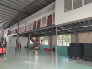 Endüstriyel çelik asma kat çalışma platformu 2-<span class=keywords><strong>3</strong></span> kat 1000-2000kg kapasiteli toz boyalı anti-çarpışma depo rafı sistemi - Product Image 5