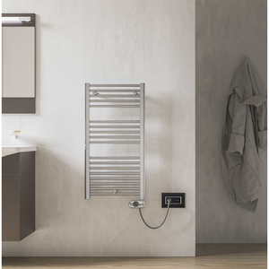 Scaldasalviette Elettrico Cromato CORTINA EVO H.920 X L.480 mm - Product Image 4