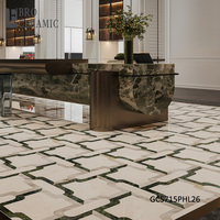 Carrelage en porcelaine effet marbre de type jet d'eau 600X1200MM 750X1500MM 900X1800MM