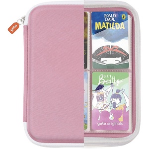 Carpeta de tarjetas con logotipo personalizado de alta calidad de proveedor de fábrica HOYA 80 bolsillos con patrón de diseño personalizado Material de PU para reproductor <span class=keywords><strong>Yoto</strong></span> - Product Image 1