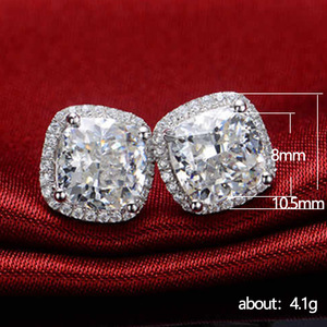 Orecchini a Perno Classici con Cristalli Incastonati per Donne, Eleganti Accessori Minimalisti per Uso Quotidiano - Product Image 5
