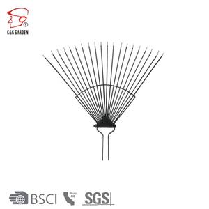 Râteau à gravier de haute qualité Râteau à sable Râteau à gazon léger en acier au carbone Râteau à feuilles de jardin - Product Image 4