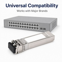 Módulo Óptico SFP de Alta Velocidad 1.25G/10G, Conector LC, 1 Año de Garantía, Módulo Transceptor de Fibra Óptica para Soluciones FTTH, FTTB, FTTX