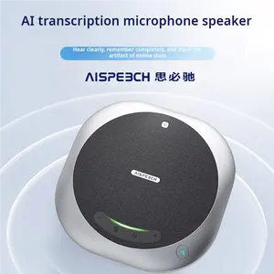 hochwertiges AI-SPEECH M6 AI Omnidirectional Mikrofon 360-Grad Tonempfänger Video-Konferenzgerät