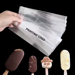 स्टॉक उच्च गुणवत्ता वाले कस्टम मुद्रित डिस्पोजेबल प्लास्टिक आइसक्रीम पॉप्सिकल पैकेजिंग बैग