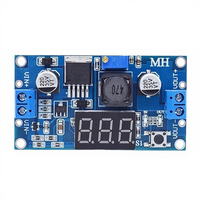Convertisseur DC-DC réglable JMY LM2596S, carte de développement entièrement équipée avec communication USB et affichage du voltmètre