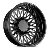 Ruedas Forjadas NJQS de 8 y 10 Birlos para Coche, 8x200 8x225 10x225, Negras, Todoterreno, para Ford GMC F350, Rueda Trasera Doble de 22/24/26/28/30 Pulgadas