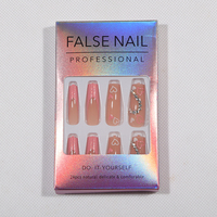Faux Ongles à Presser en Gros pour Fournisseurs – Ongles Artificiels Durables en ABS, Longs, Formes Cercueil, Ballerine, Stiletto, avec Motifs