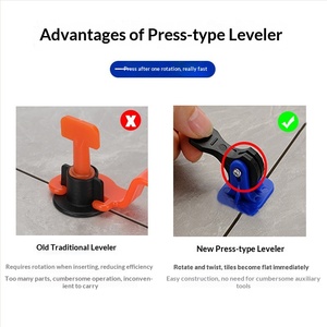 Système de nivellement de carreaux pour sols et murs de type presse, clips de pose et de positionnement de carreaux en provenance de Chine - Product Image 3