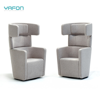 Mobilier commercial moderne, ensemble canapé de salle à manger à dossier moyen pour salon, hôtel, bureau, négociation modulaire, application de discussion