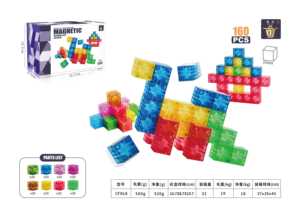 Nueva caja de hierro juego de bloques de construcción magnéticos princesa caballero magnético personalizable fábrica al por mayor para regalos de niños - Product Image 4