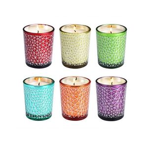 Velas perfumadas 100% Natural respetuoso del medio ambiente <span class=keywords><strong>de</strong></span> cera <span class=keywords><strong>de</strong></span> soja fragancia <span class=keywords><strong>de</strong></span> <span class=keywords><strong>flores</strong></span> y aceites esenciales y <span class=keywords><strong>de</strong></span> alivio <span class=keywords><strong>de</strong></span> estrés Set regalo <span class=keywords><strong>de</strong></span> 6 - Product Image 1