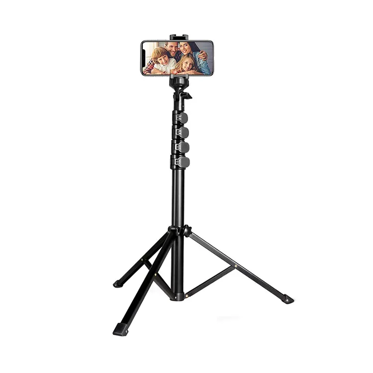 New design 1.6m Tripod with Iron Legs phone camera tripod stand