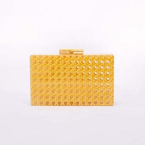 Bolso de lujo con cadena de Metal para mujer, bolso de noche portátil para boda, bolso de mano acrílico, pecho de moda para mujer - Product Image 6