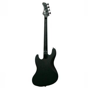 <span class=keywords><strong>Guitare</strong></span> basse électrique <span class=keywords><strong>de</strong></span> style J à 4 cordes, Eastern Music Hardluck Kings, ultra rare, 18 pièces, finition satinée noire mate, avec étui rigide - Product Image 4