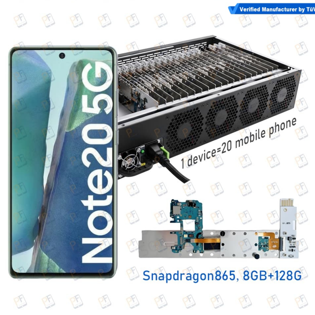 Android Mobile Phone Farming Box 20/40 Ports for Samsung S22 S21 S20 Motherboard Cell Phone Mainboard System Granja De Celulares