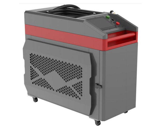 High-Efficiency 1500W Continuous Laser Cleaning Machine New Condition for Metal Rust Paint Removal with Water Cooling System
