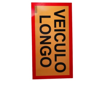 High Quality Truck Spare <b>Parts</b> 1mm Thick Steel Customizable Warning Sign <b>Universal</b> for Trailer - Product Image 3
