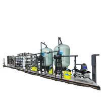 Système de traitement de l'eau potable par osmose inverse (RO) avec filtration, PLC et pompe, capacité de 5000 L/heure
