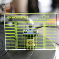 Règle de réglage de précision en acrylique transparent pour tourne-disque vinyle – Outil de mesure professionnel pour l'ajustement et la calibration
