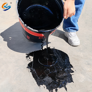 Peinture d'imperméabilisation de revêtement en caoutchouc bitumineux de bitume résistant à l'eau dans la fondation pour la fondation de semelle de toit en béton - Product Image 4