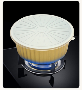 工場アルミ箔大型食品包装容器ホットポット焼き魚スープテイクアウェイパンボウルふた付き4000ml 5000ml - Product Image 6