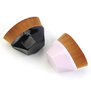 Pennello professionale per fondotinta in polvere #55 pennello per polvere sciolto pennello per trucco in polvere di grandi dimensioni a testa tonda di moda - Product Image 5